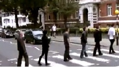Green Day - U2 And Green Day Cross Abbey Road