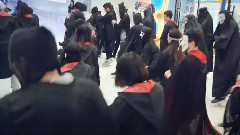 2014万圣节石家庄乐汇城百人快闪巡游