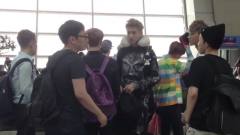 在仁川机场前往俄罗斯