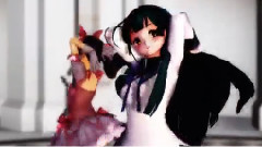 魔法少女達をローアングルで執拗に