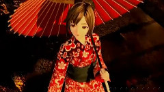 唐傘さんが通る