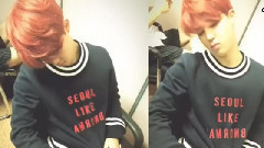 防弹少年团推特更新:哎一古 我们大哥睡得好甜嘛 做着什么梦啊..