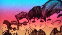 出道7周年纪念沙画