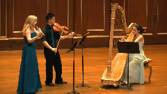 Debussy's Sonate For Flute Harp And Viola