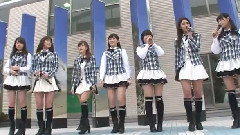 AKB48被災地訪問 岩手県宮古駅 一日駅長