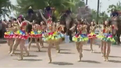 ZIP! SKE48 新曲MV タイでびしょ濡れに